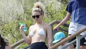 kate hudson kids vacation in italy