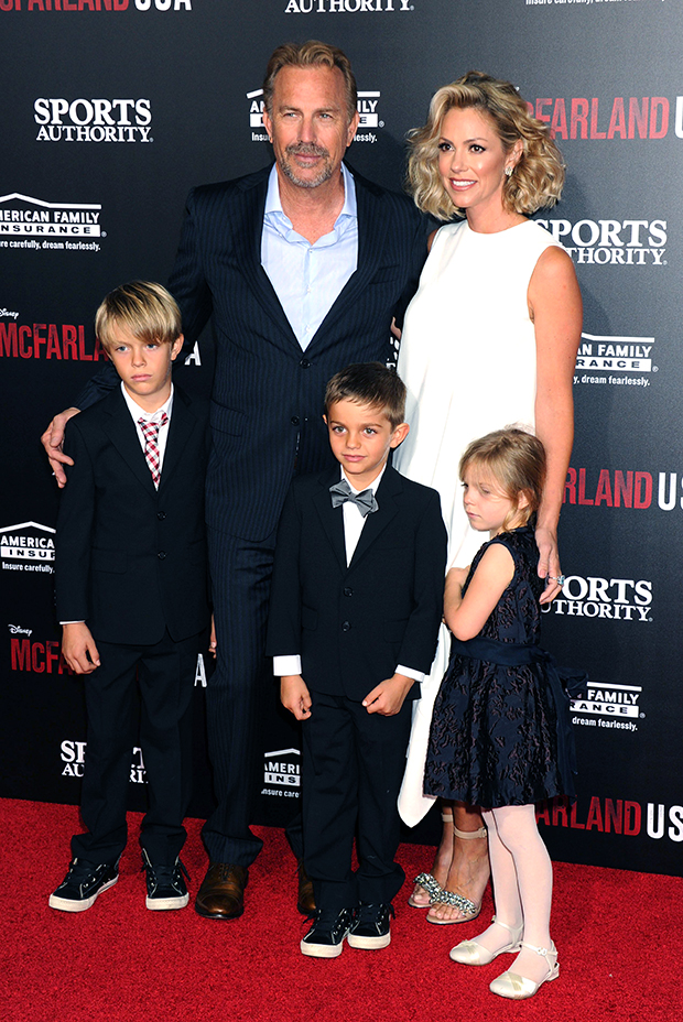 Kevin Costner kids aspen photos