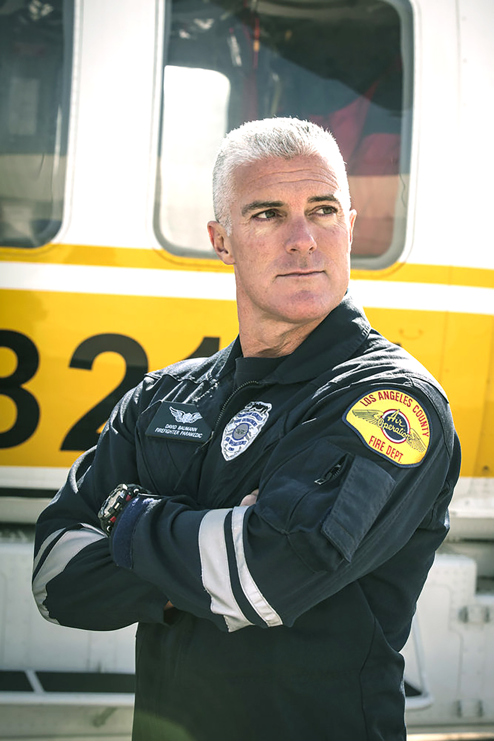 LA FIRE & RESCUE -- "The Real Baywatch" Episode 104 -- Pictured: Captain Dave Bauman -- (Photo by: Chris Haston/NBC)