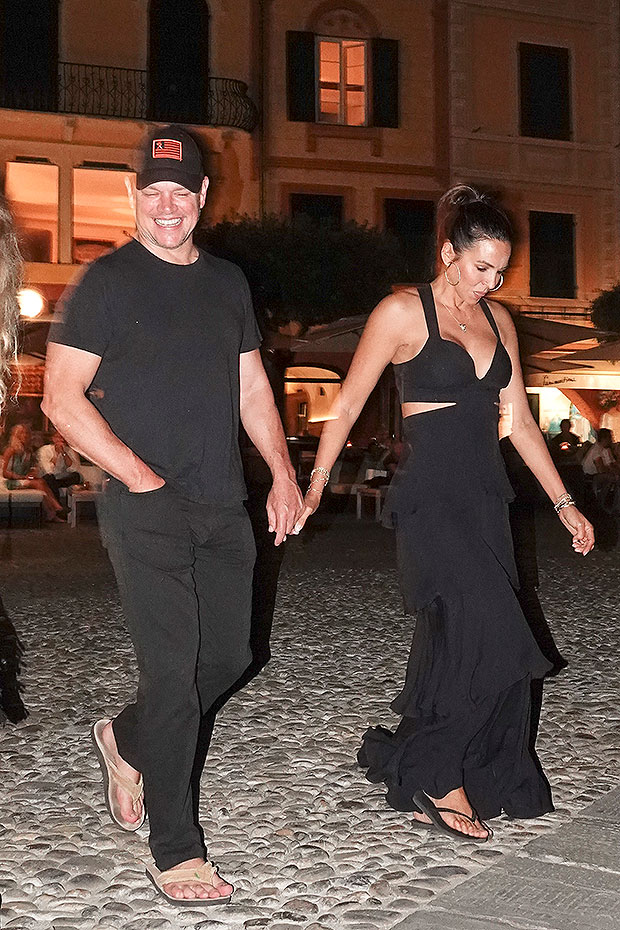 Matt Damon and Luciana Barroso