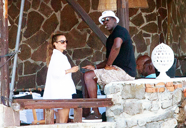 Michael Jordan and Yvette Prieto in italy