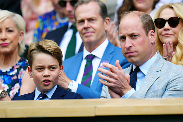 Prince George and Prince William 