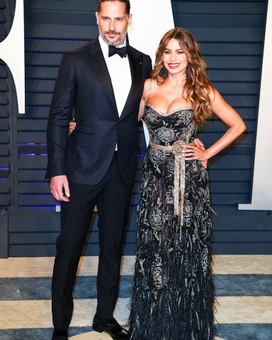 Sofia Vergara and Joe Manganiello attending the 2019 Vanity Fair Oscar Party hosted by editor Radhika Jones held at the Wallis Annenberg Center for the Performing Arts on February 24, 2019 in Los Angeles, CA, USA.Vanity Fair Oscar Party - LA, Los Angeles, United States - 24 Feb 2019