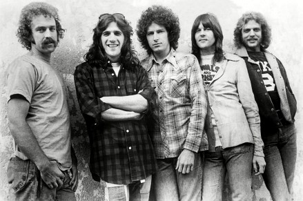 The Eagles, l to r: Bernie Leadon, Glenn Frey, Don Henley, Randy Meisner, Don Felder, ca. early 1970s.
Historical Collection