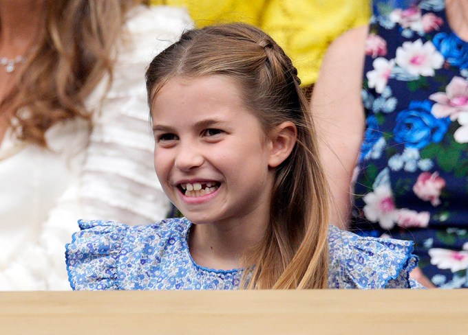 Princess Charlotte smiles