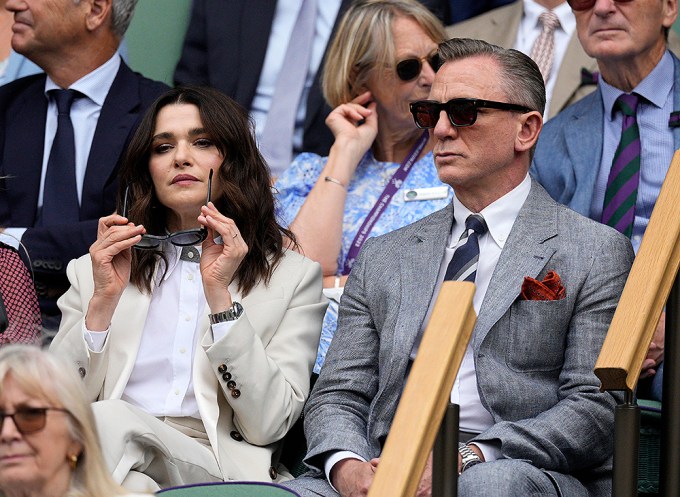 Rachel Weisz & Daniel Craig in their seats
