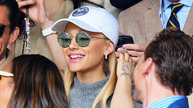 Ariana Grande With No Wedding Ring At Wimbledon: Photos – Hollywood Life