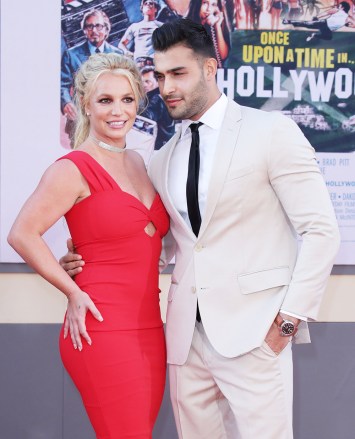 Britney Spears and Sam Asghari'Once Upon a Time in Hollywood' film premiere, Arrivals, TCL Chinese Theatre, Los Angeles, USA - 22 Jul 2019