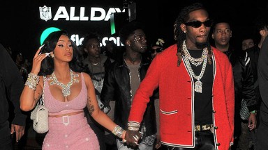 Cardi B Rocks Pink Dress On Mother's Day Date With Offset & Kulture –  Hollywood Life