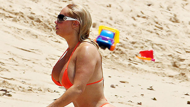 Coco Austin Rocks Red Stripe Swimsuit For July 4th: Photos – Hollywood Life