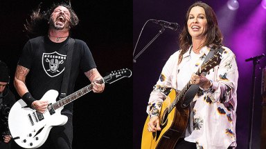 Alanis Morissette and Dave Grohl