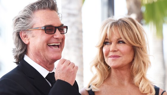 Goldie Hawn and Kurt Russell