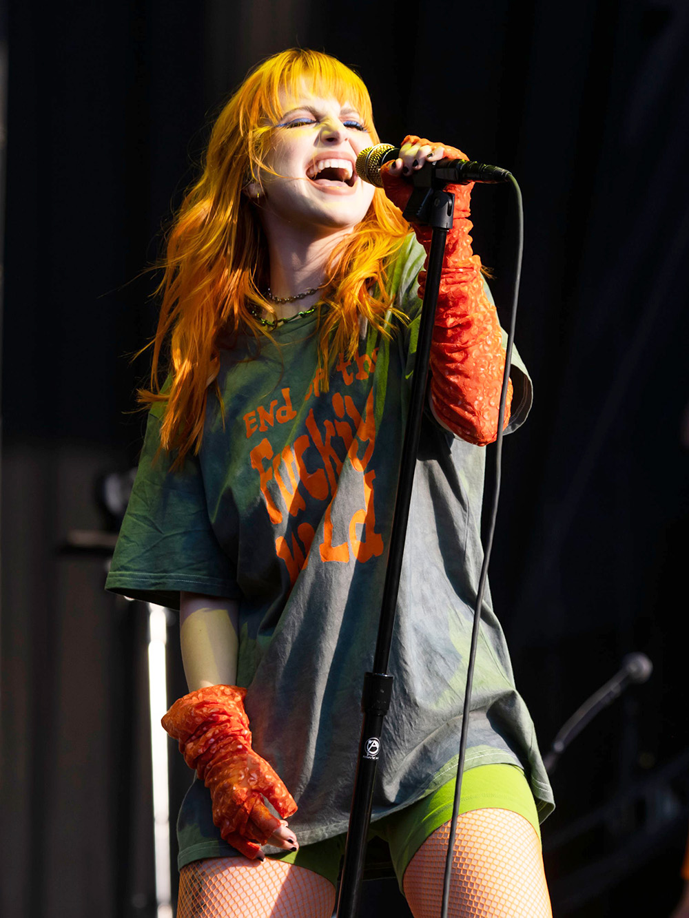 Hayley Williams, lead singer of Paramore, performs at the Austin City Limits Music Festival on October 9, 2022 in Austin, Texas Hayley Williams, lead singer of Paramore, performs in Austin City. Limits Music Festival, Zilker Park, Austin, Austin, United States - October 09, 2022
