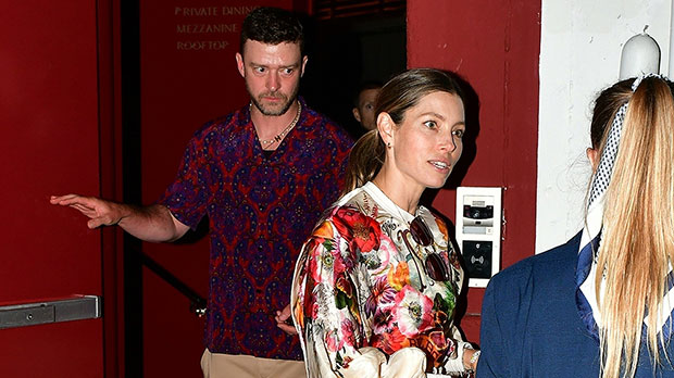 Justin Timberlake & Jessica Biel Spotted On Rare Date Night With Movie Exec Jeffrey Katzenberg & His Wife