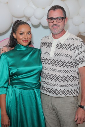 Kat Graham and Darren Genet attend a 'Cooking with Paris' special screening to celebrate Paris Hilton's new Netflix show 'Cooking with Paris' Special screening to celebrate the new Netflix by Paris Hilton Show, Los Angeles, California, United States - August 05, 2021