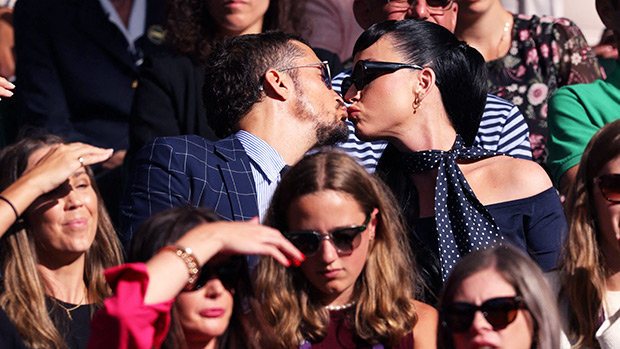 Katy Perry & Orlando Bloom Kiss During Date at Wimbledon In London: Photos