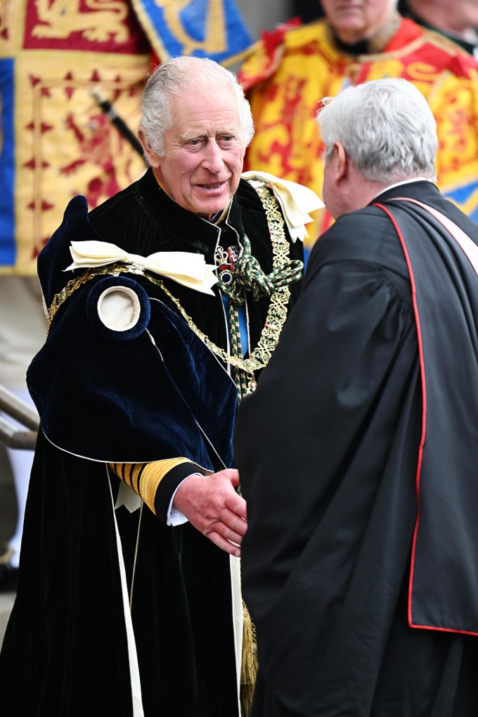 King Charles III at the National Service of Thanksgiving a