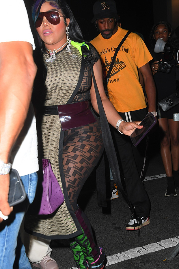 Lil' Kim's Sheer Bodysuit At Drake's After Party: Photos – Hollywood Life