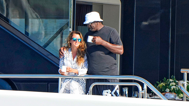 Michael Jordan & Wife Yvette Prieto Soak In Romantic Views Of St. Tropez On Yacht Vacation