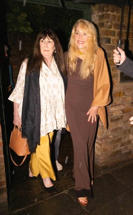 Daphne Guinness seen attending Mick Jagger's 80th birthday party at his house on July 26, 2023 in London, England. 27 Jul 2023 Pictured: Anjelica Huston and Jerry Hall seen attending Mick Jagger's 80th birthday party at his house on July 26, 2023 in London, England. Photo credit: Mirrorpix / MEGA TheMegaAgency.com +1 888 505 6342 (Mega Agency TagID: MEGA1012231_006.jpg) [Photo via Mega Agency]