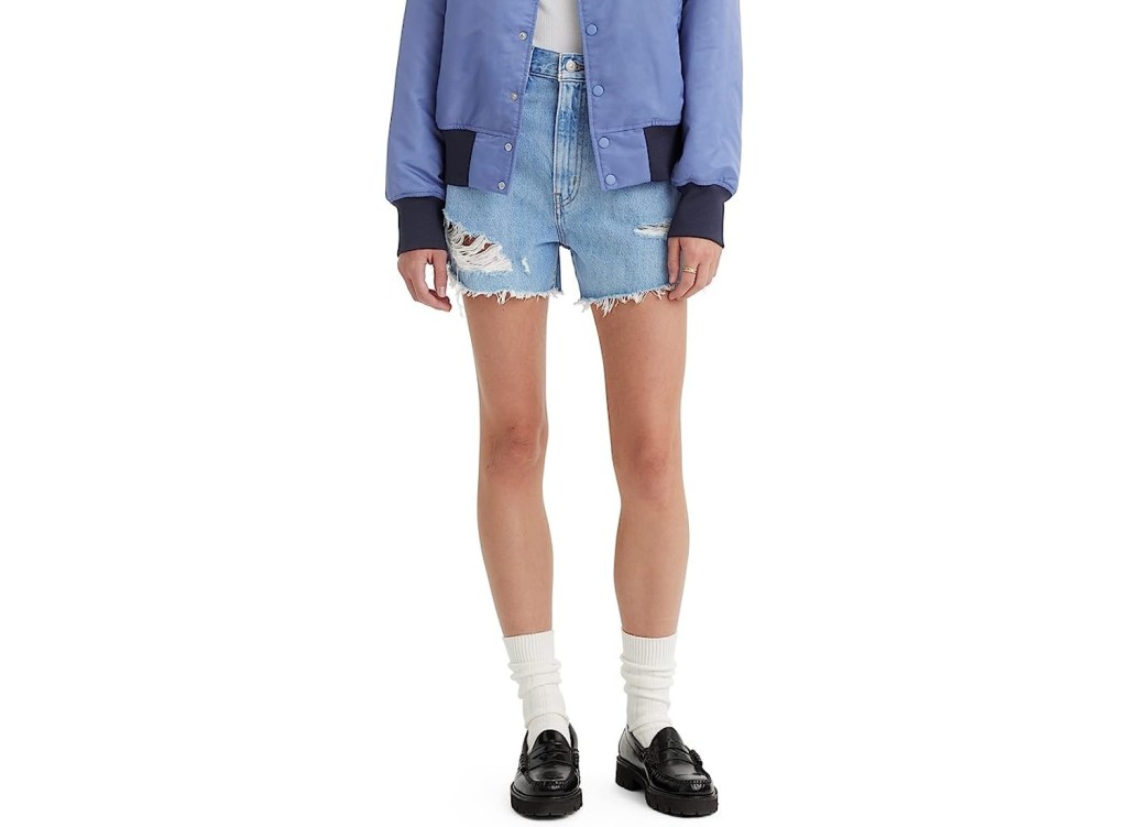 Levi's High-Waisted Mom Shorts