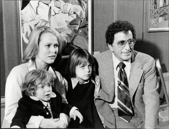Tony Bennett with his family