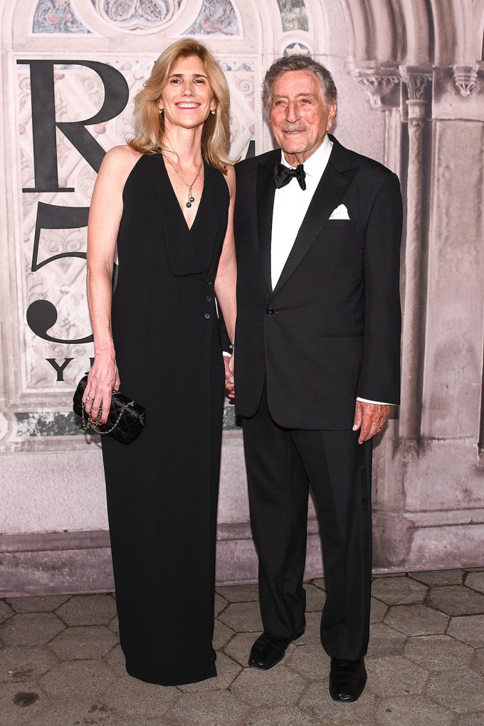 Susan Crow & Tony Bennett dressed up