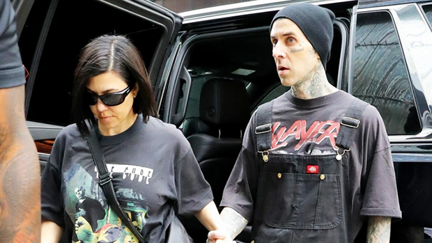 Travis Barker Shows Off Adorable Matching Jerseys For Him & His Baby Boy With Kourtney Kardashian: Photo