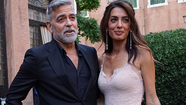 George Clooney Packs On The PDA With Gorgeous Wife Amal During DVF Awards In Venice: Photos