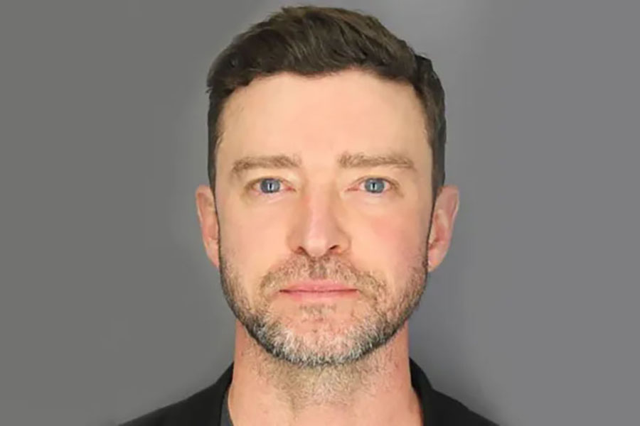 Justin Timberlake is seen in a booking photo on June 18, 2024 in Sag Harbor, New York. Timberlake was charged with driving while intoxicated. (Photo by Sag Harbor Police Department via Getty Images)