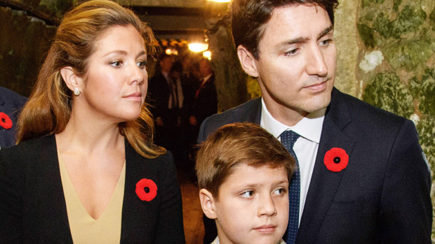 justin trudeau, sophie trudeau, xavier trudeau