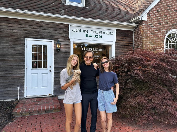 Louis Licari (celebrity hair colorist) hosted Sofia Coppola and daughter Romy, 16