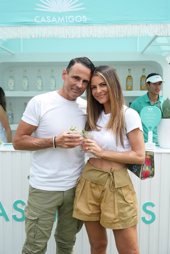 Maria Menounos and husband Keven Undergaro at Reserve Padel’s LA Summer Exhibition and Party