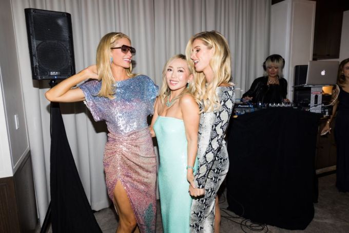 Paris Hilton & sister Nicky Celebrate Tina Chen Craig’s Birthday
