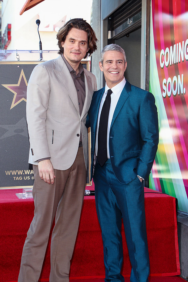 Andy Cohen and John Mayer