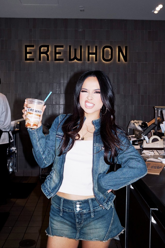 Becky G Teams Up with Erewhon and MALK for New Smoothie!