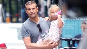 Bradley Cooper and daughter, Lea, fair in Paris