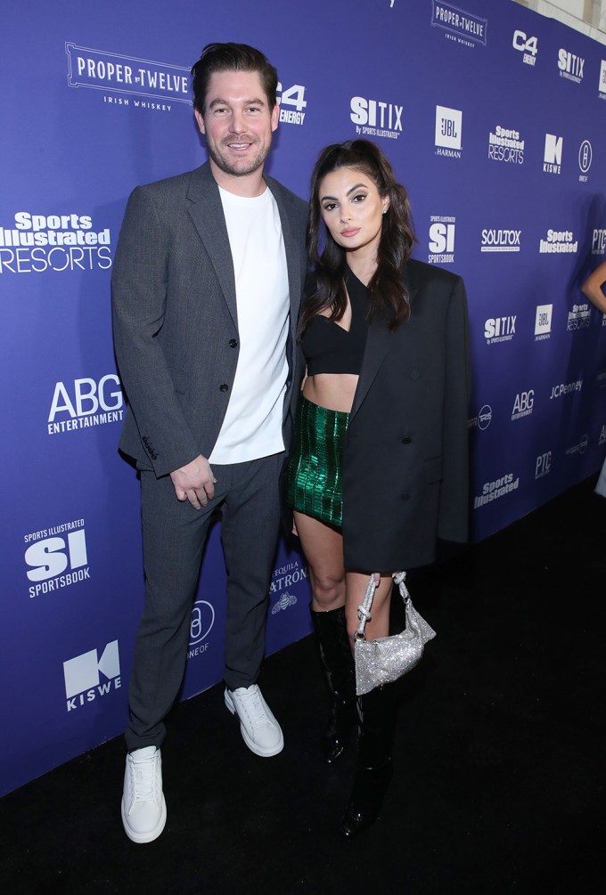Craig and Paige at a Sports Illustrated party