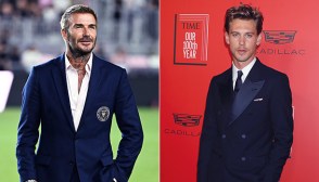 Austin Butler and David Beckham