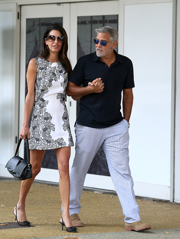george and amal clooney photo