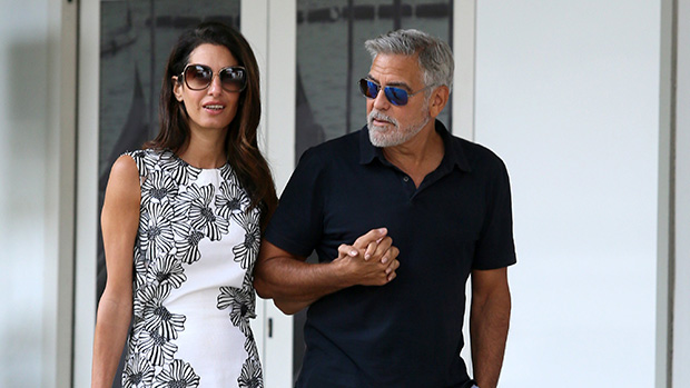 Amal Clooney among the stars spotted arriving for Meghan Markle's