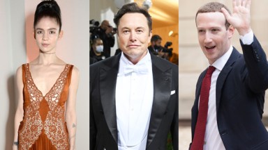 grimes, elon musk, mark zuckerberg