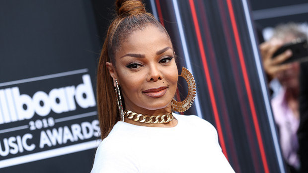 Janet Jackson Shares Rare Selfie From Bed Rocking Gold Lipstick, Jewelry & Not Much Else: Photo