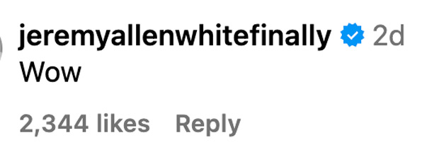Jeremy Allen White Reacts to 'Euphoria' Star Alexa Demie's