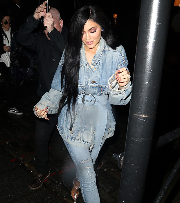 Kylie Jenner In Denim Jacket & Nothing Underneath In Sexy New Photos ...