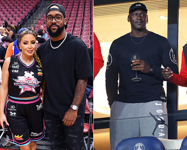 Larsa Pippen, Marcus and Michael Jordan