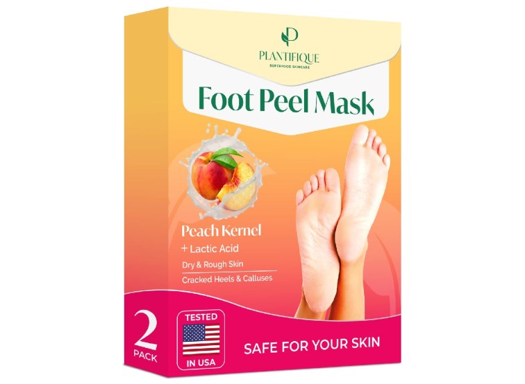 highly-rated plantifique foot peel mask