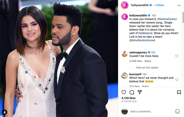 Selena Gomez And The Weeknd Make First Red Carpet Appearance At