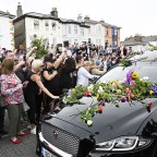 Fans gather to watch procession of Sinead O'Connor, Bray, Ireland - 08 Aug 2023