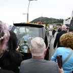 Fans gather to watch procession of Sinead O'Connor, Bray, Ireland - 08 Aug 2023